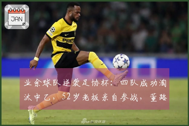 业余球队逆袭足协杯：四队成功淘汰中乙，52岁老板亲自参战，董路获赞牛人